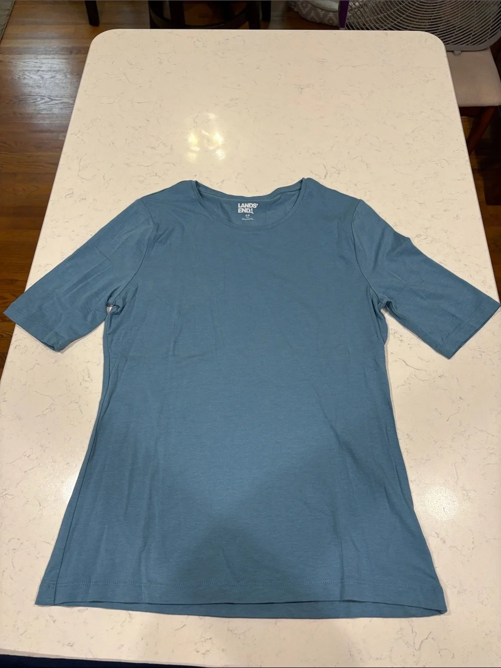 Lands' End Women's Bundle Short Sleeve Crewneck Tees
